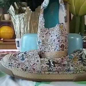 Sperry Laura Reef in mermaid espadrilles Sz 6